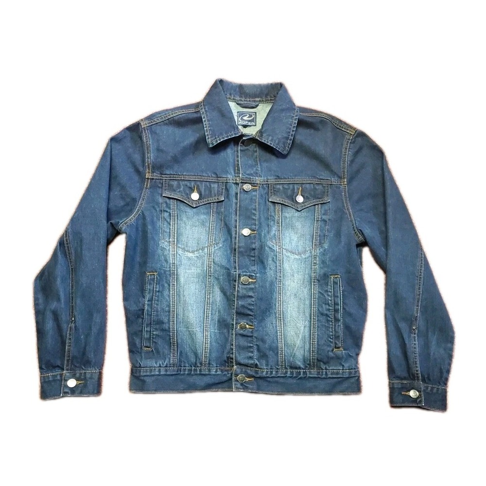 Roper Denim Blue Jean Jacket Womens Size Large *Read